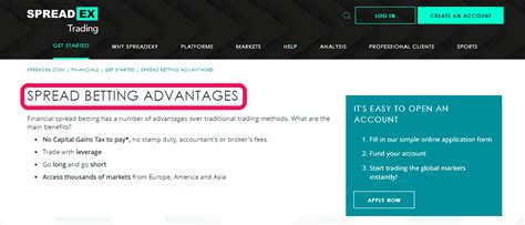 spreadex login|ted spread today.